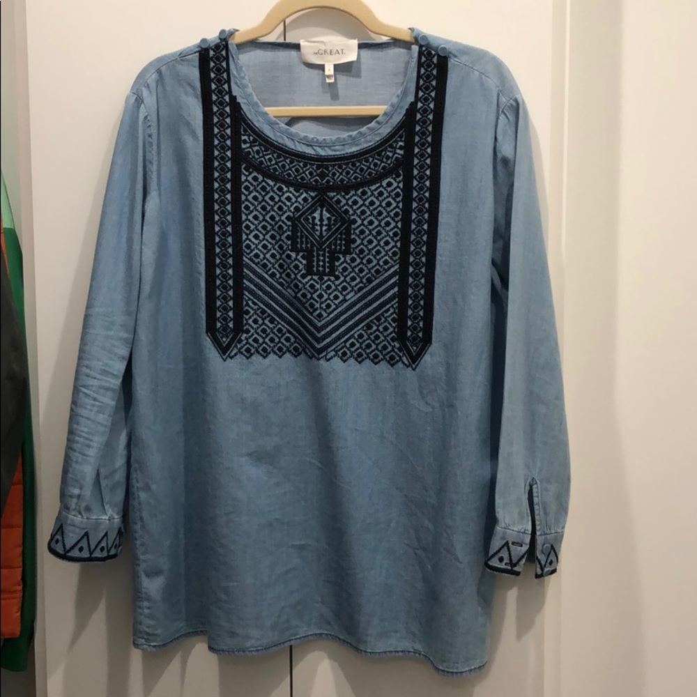 Soft denim shirt